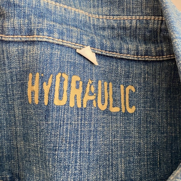NEW Hydraulic Premium NYC Denim stretch JEAN DRESS - Picture 13 of 13